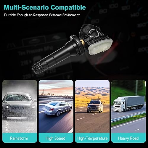 Miniatura 5 de AULINK Sensor de monitoreo de presión de neumáticos TPMS F2GT1A180AB para Ford F-150 Edge Ranger Flex Mustang Explorer Lincoln MKS MKX 2015-2020