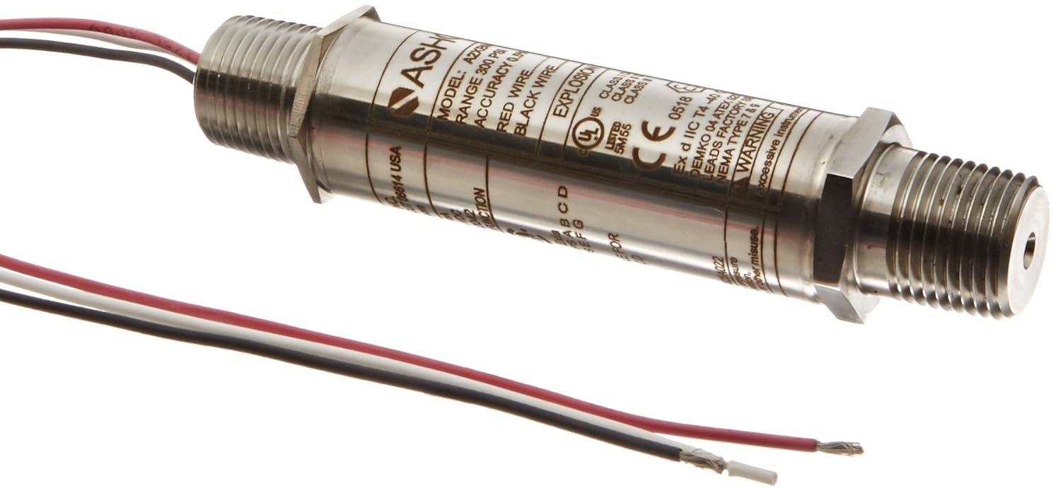 Ashcroft Type A2X 304 Stainless Steel Case Explosion/Flame Proof