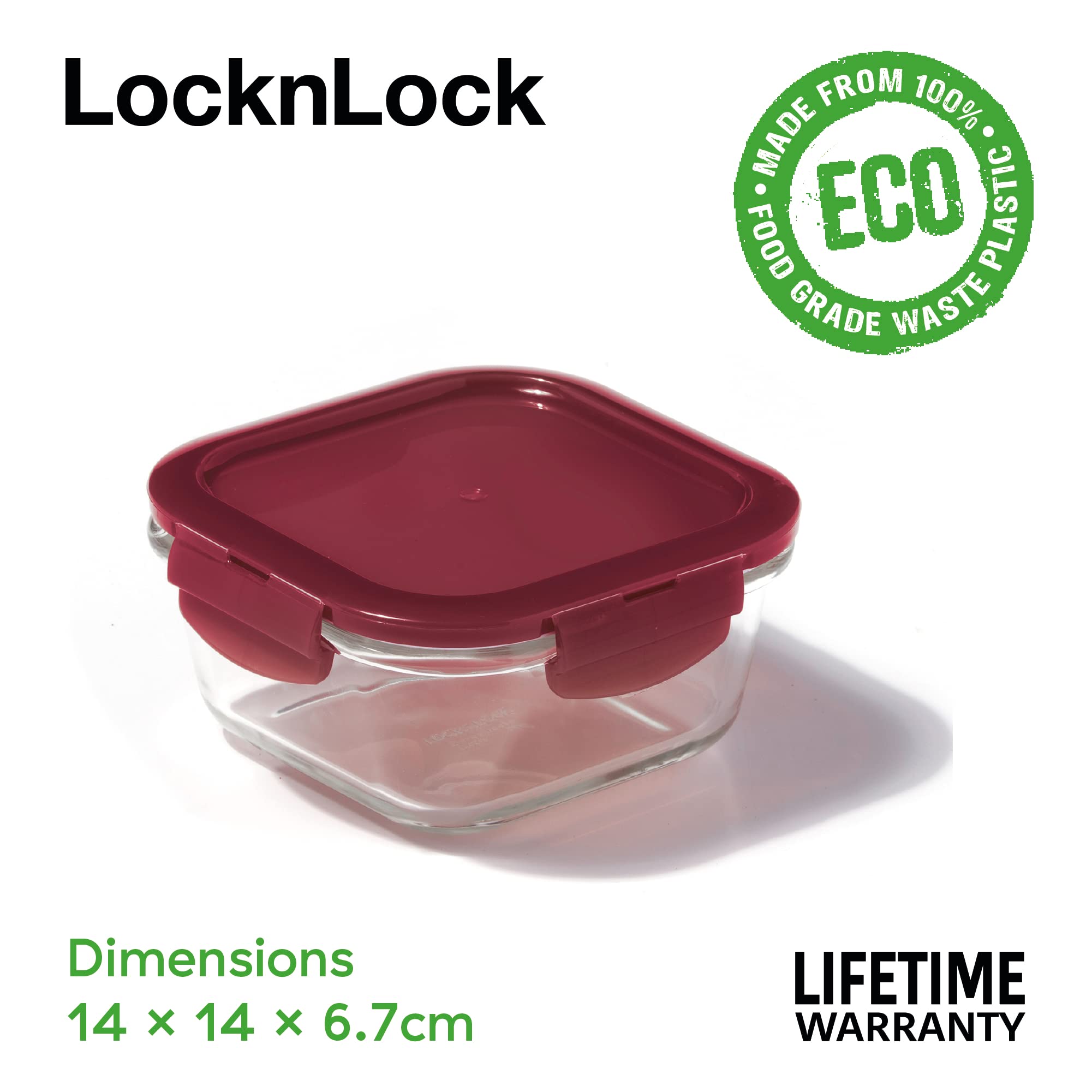 Classbach® Scatole Meal Prep in vetro 3 scomparti | Contenitori vetro adatti a lavastoviglie, microonde e forno | 3x 1000 ml | C-FHDM 4021 G