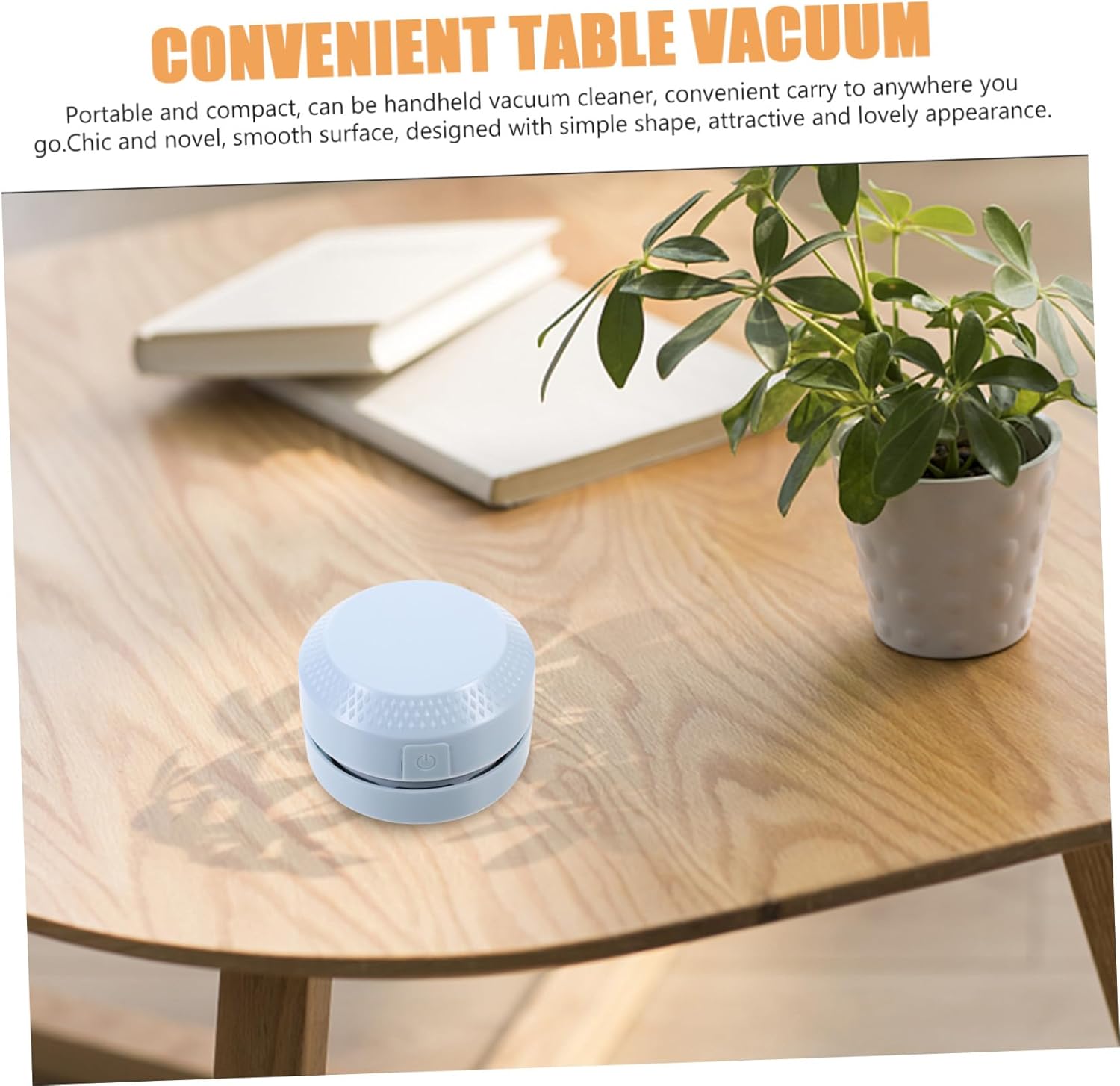 Portable Mini Desk Vacuum Cleaner for Keyboard and Desktop Dust Removal Lightweight Compact Handheld Vacuum for Home Office Car Use Quiet Multi Surface Cleaning Tool
