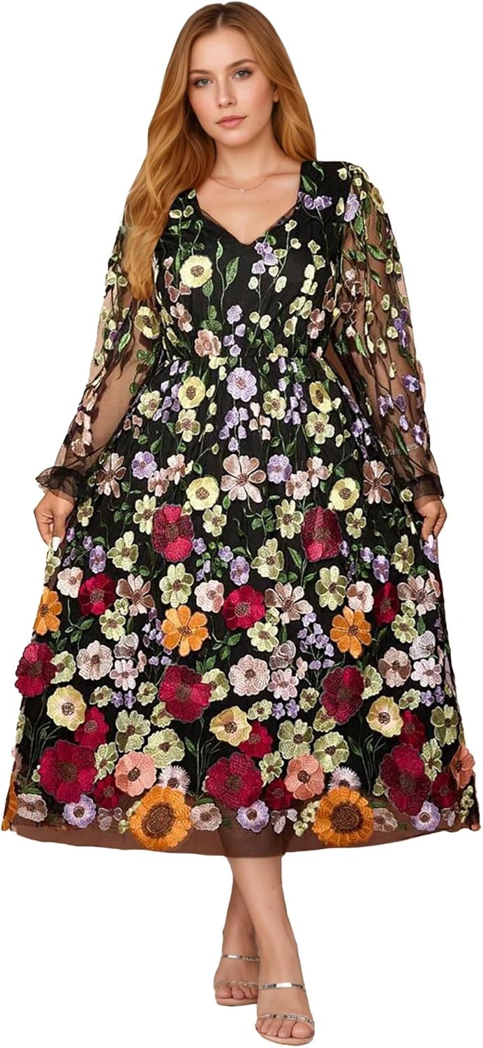 3D Floral Embroidery Sweetheart Prom Dress Strapless Tulle Formal Evening Dresses Long Lace Up Back Ball Gowns GL0163