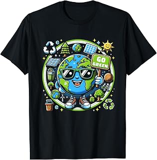 Go Green Ecofriendly Ecologist Storage save Mother Earth T-Shirt