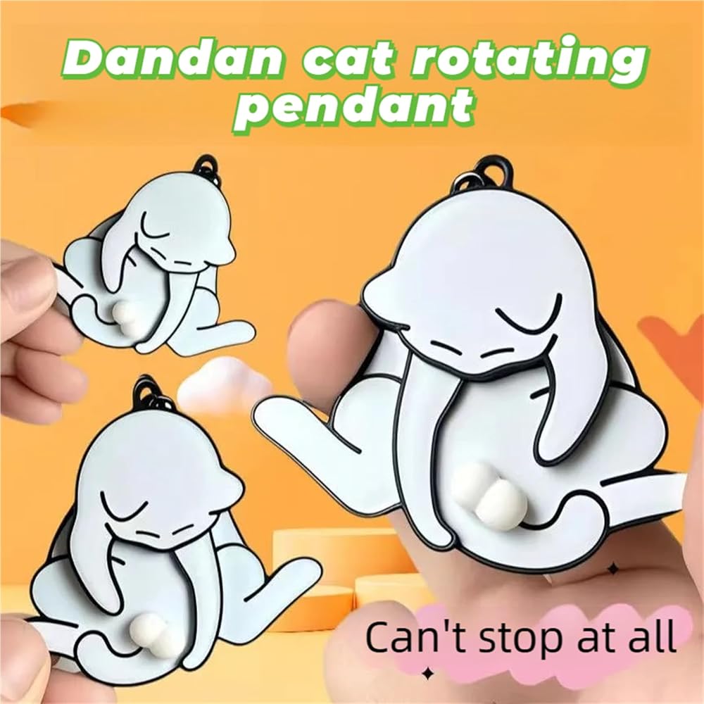 Amazon.com: Mischief Cat Interactive Keychain, rotating Cats Eggs
