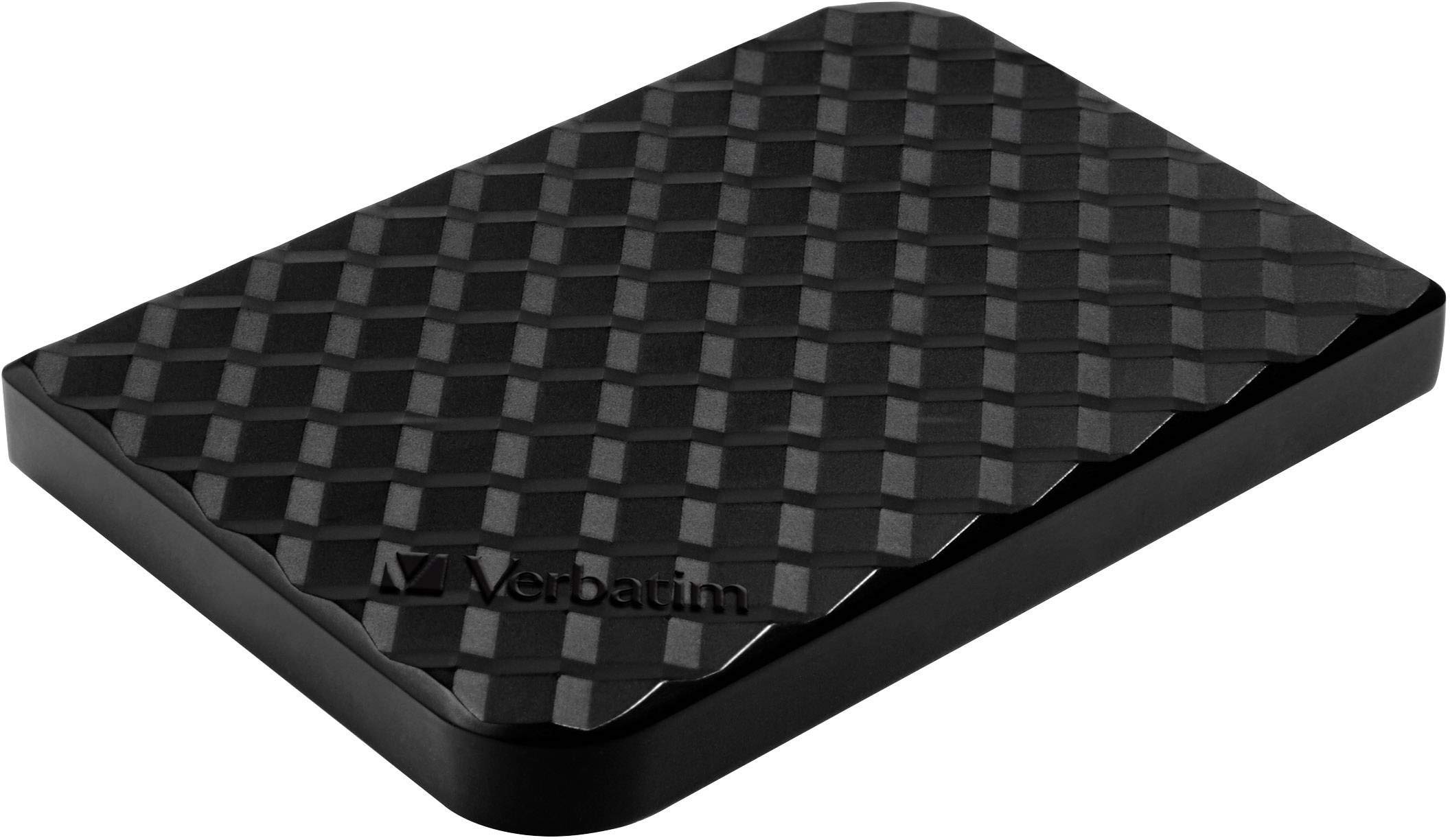 Verbatim Store 'n' Go externe Festplatte - 5 TB - tragbarer USB 3.0-Datenspeicher, schnelle Datenübertragung bis zu 4800 Mbit/s, schwarz, geriffelt
