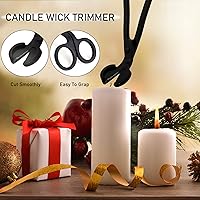 Vista 35 de 3 in 1 Candle Accessory Set, Candle Wick Trimmer Cutter, Candle Snuffer & Candle Wick Dipper for Candle Aromatherapy Lover Gift, Stainless Steel