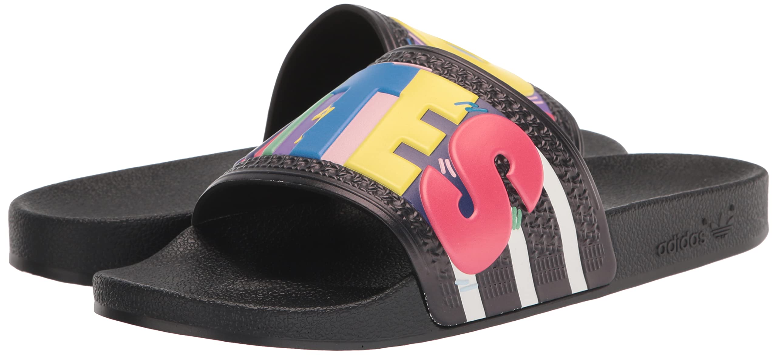 adidas Adilette slides Mężczyźni,Czarny biały czarny duma,40 EU