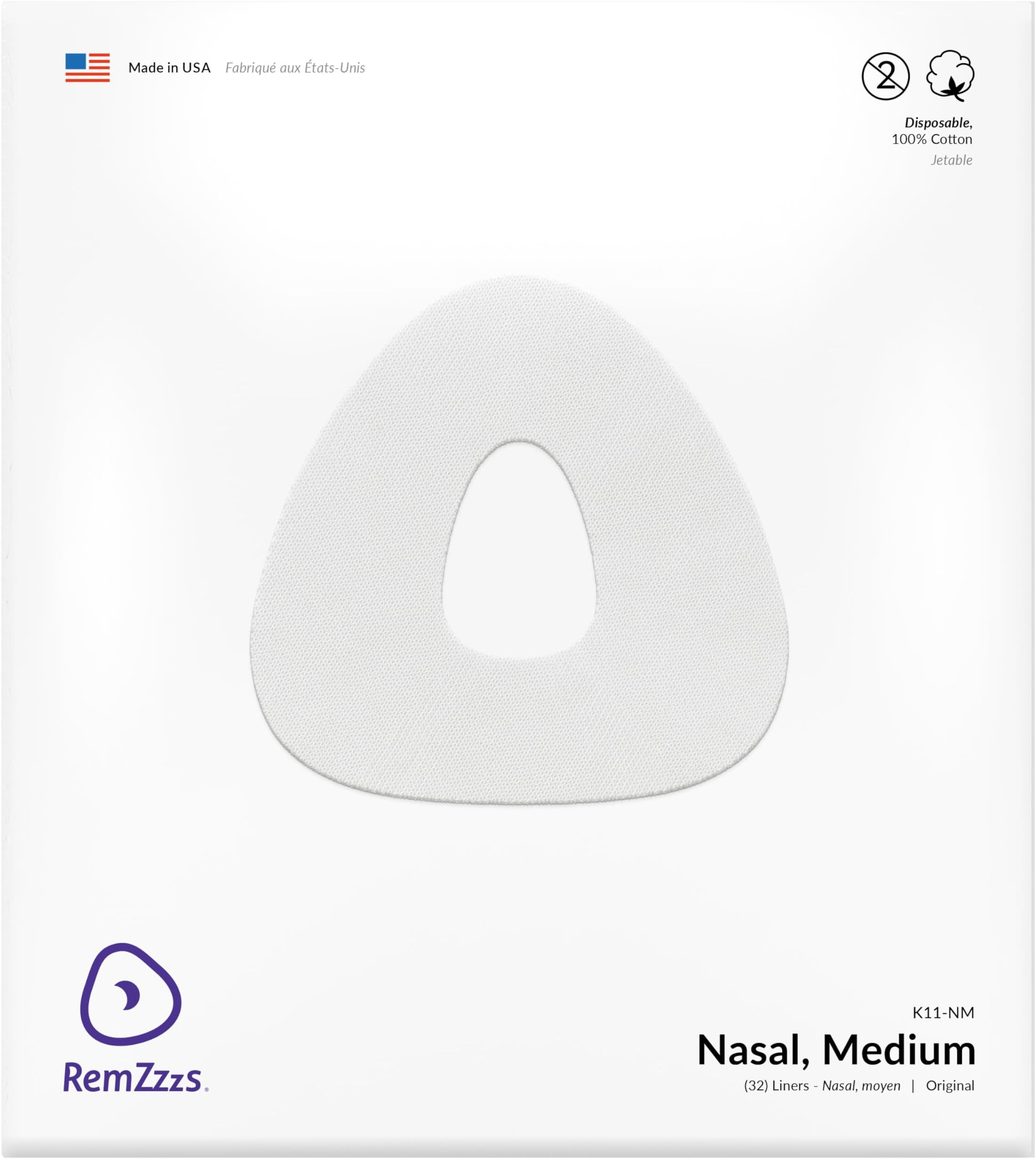 CPAP Mask Liners - for Eson 2 in Medium, or AirFit N10 / N20 in Large