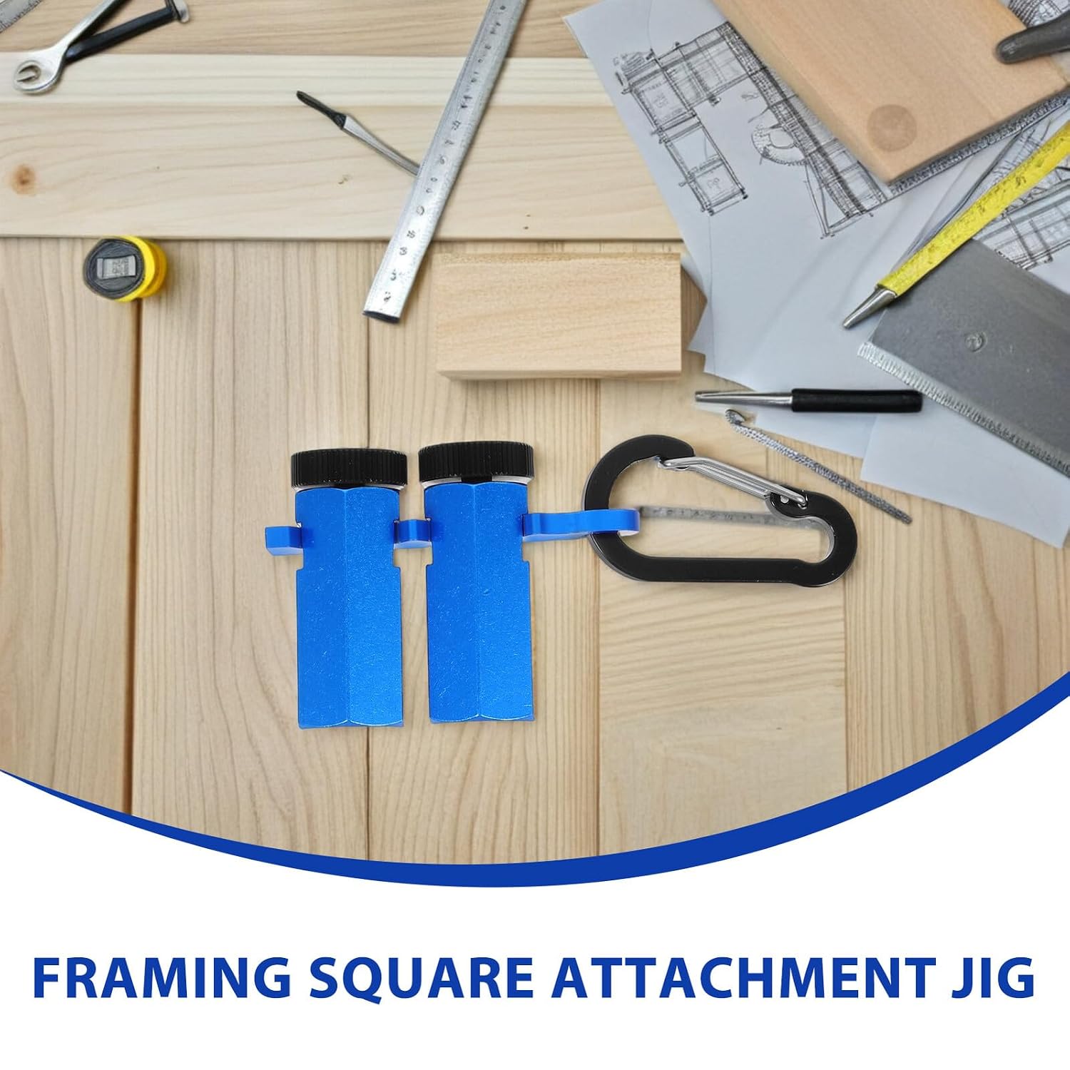 Aluminum Alloy Stair Gauge Tools for Rafter Framing Projects