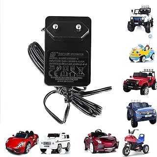 Chargeur Universel 12V 1A pour Voitures Électriques d'enfants, Compatible avec Motos, SUVs, ATVs - Chargeur de Batterie avec Affichage LED,Entrée 100-240VAC, Voiture Electrique Enfant et Accessoires