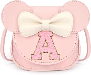 mibasies Toddler Purse Girl Gifts: Girls Birthday Gifts for 3-8 - Toys for Ages 2-4 Girls Mini Mouse Ears Purse Pink A