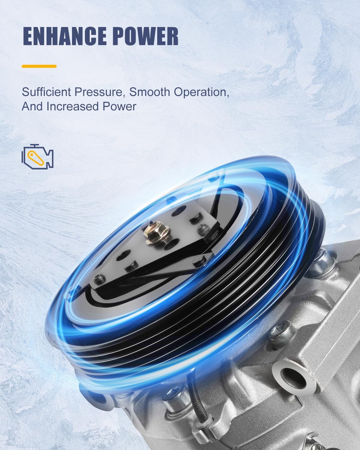 OCPTY AC Compressor for 1997-2001 for Infiniti I30 3.0L for Nissan Maxima 3.0L 92600-2Y01B 926002Y01C 68424 68655