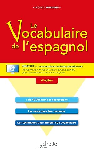 Le vocabulaire de l'espagnol