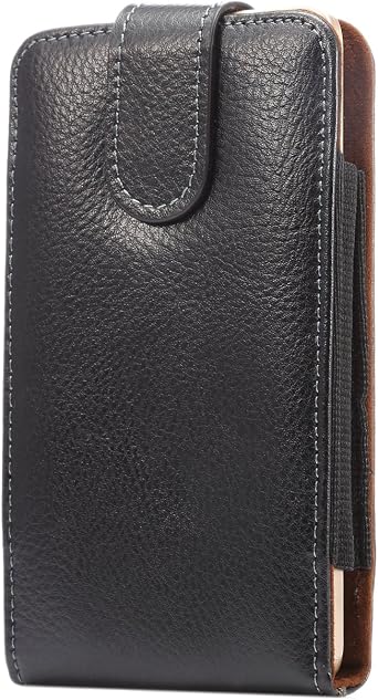 Cell Phone Leather Holster Vertical Swivel Belt Clip Pouch Case for iPhone 17 Pro Max 16 Pro Max Samsung Galaxy S26 Ultra S25 Ultra A36 A56 A16 A17 A35 A16 Moto G Play 2024