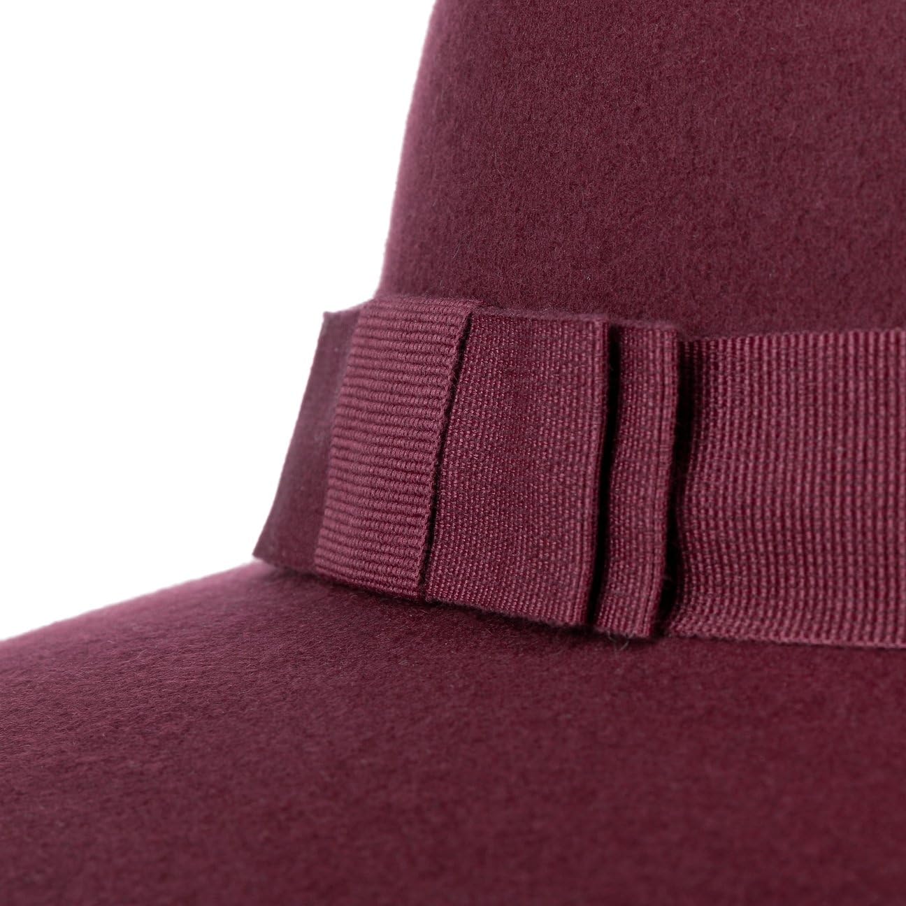Lipodo Uni Schlapphut Damen Made in Italy 100% Wolle Knautschbar Gefilzt Breite Krempe Herbst Winter
