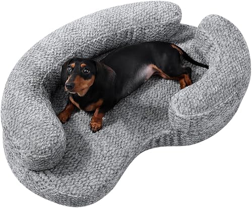 DogTender Circle Dog Bed for Small Dogs 35x24 Inch - Memory Foam Bolster Bed with Waterproof Liner and Washable Plush Cover DogTender Circle Dog Bed for Small Dogs 35x24 Inch - Memory Foam Bolster Bed with Waterproof Liner and Washable Plush Cover