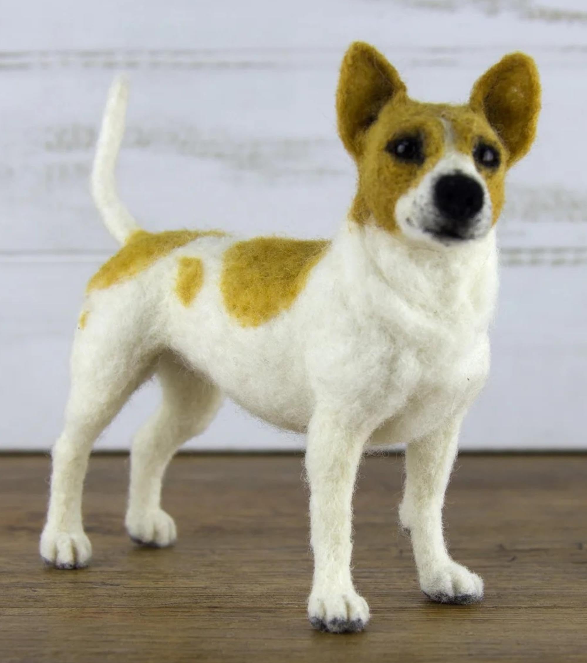 Needle Felting Kit for Russell the Jack Russell Terrier