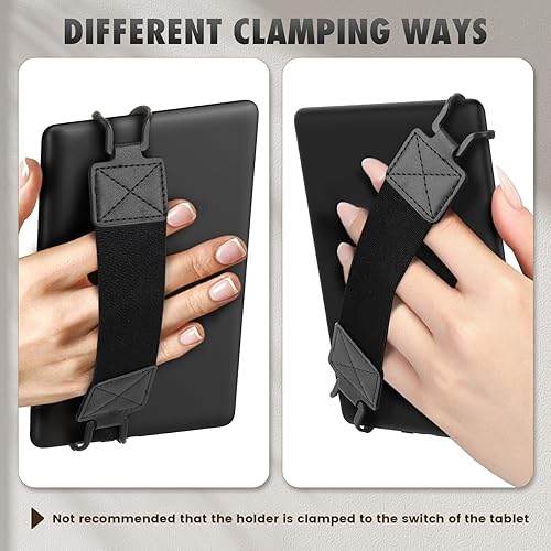 Miniatura 6 de MoKo Correa de mano de seguridad para Kindle eReader Fire de 6 a 8 pulgadas, KindleKoboVoyagaLenovoSony Kindle E-Book Tablet, correa de mano