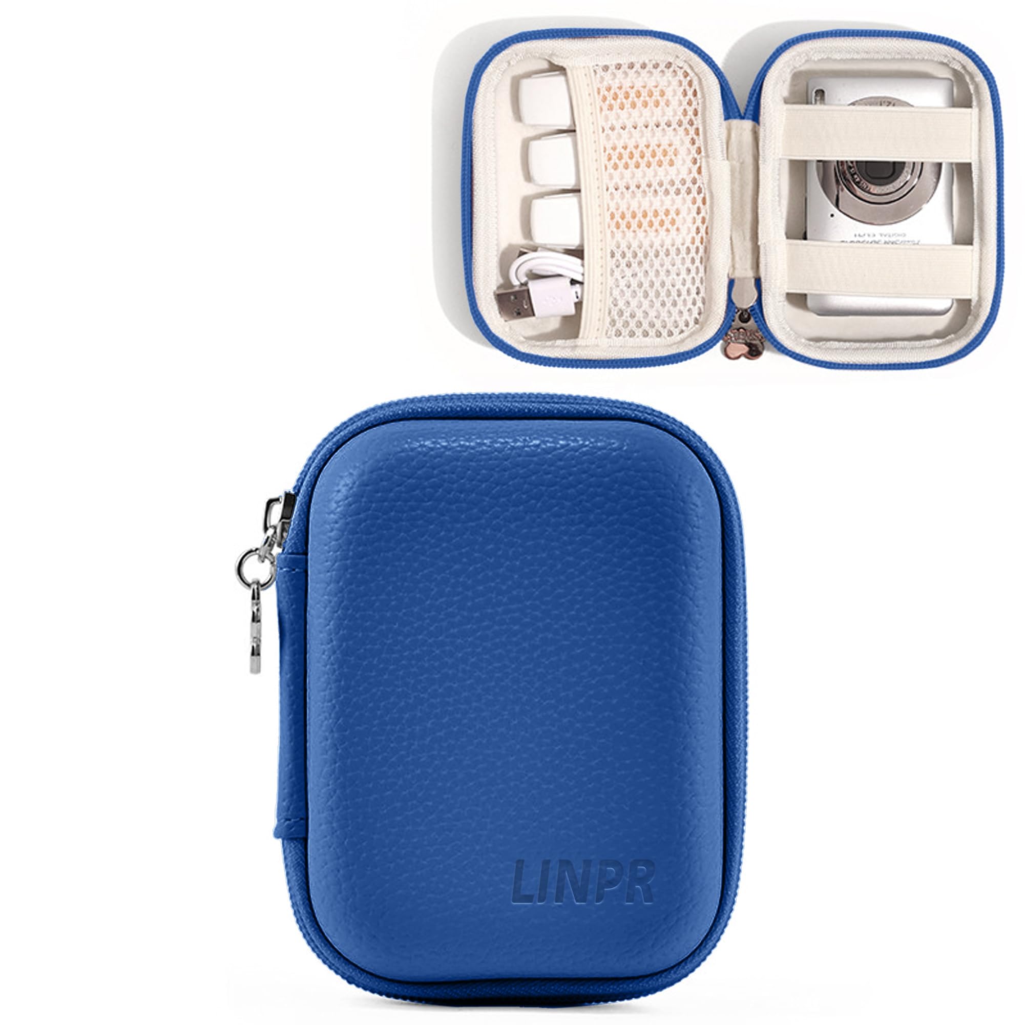 LinprDigital Camera Case Compatible with CAMKORY/for Kodak PIXPRO/for Lecran/for VAHOIALD/for Canon IXUS 285 HS, Small Travel Cameras Storage Holder for Accessories SD Card