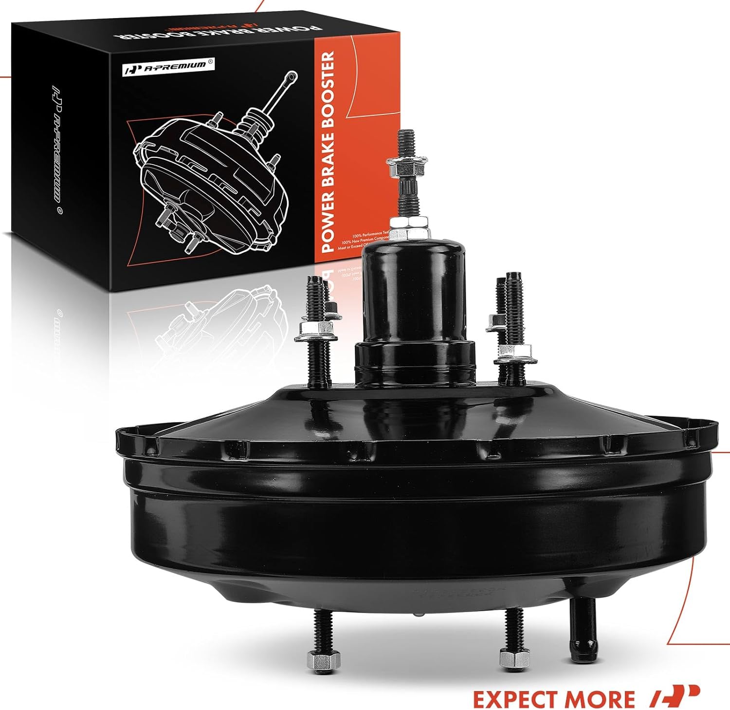 A-Premium Vacuum Power Brake Booster Compatible with Honda Civic 1996 1997 1998 1999 2000, Without Master Cylinder