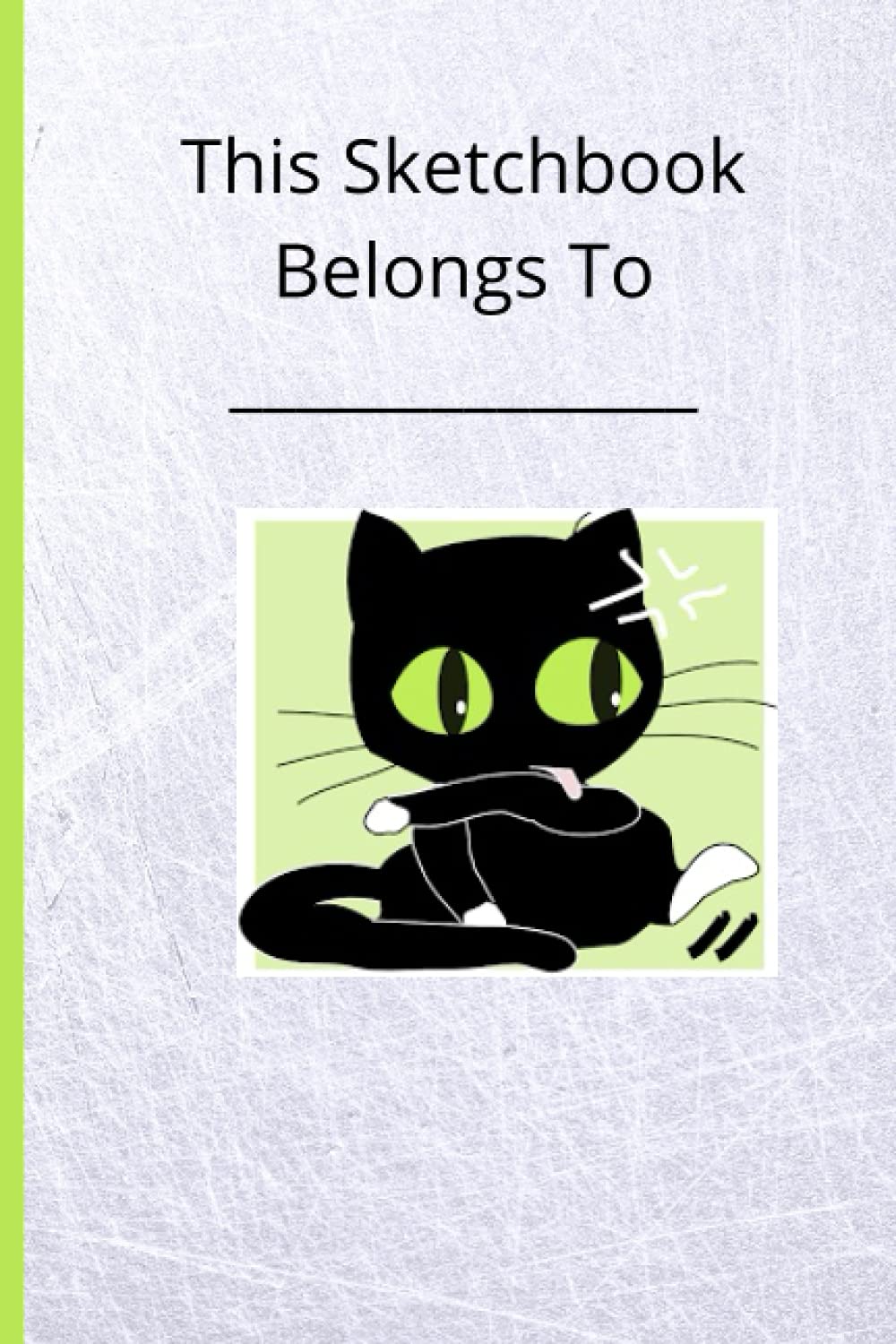 Manga Cat Sketchbook: 6x9, 150 blank pages