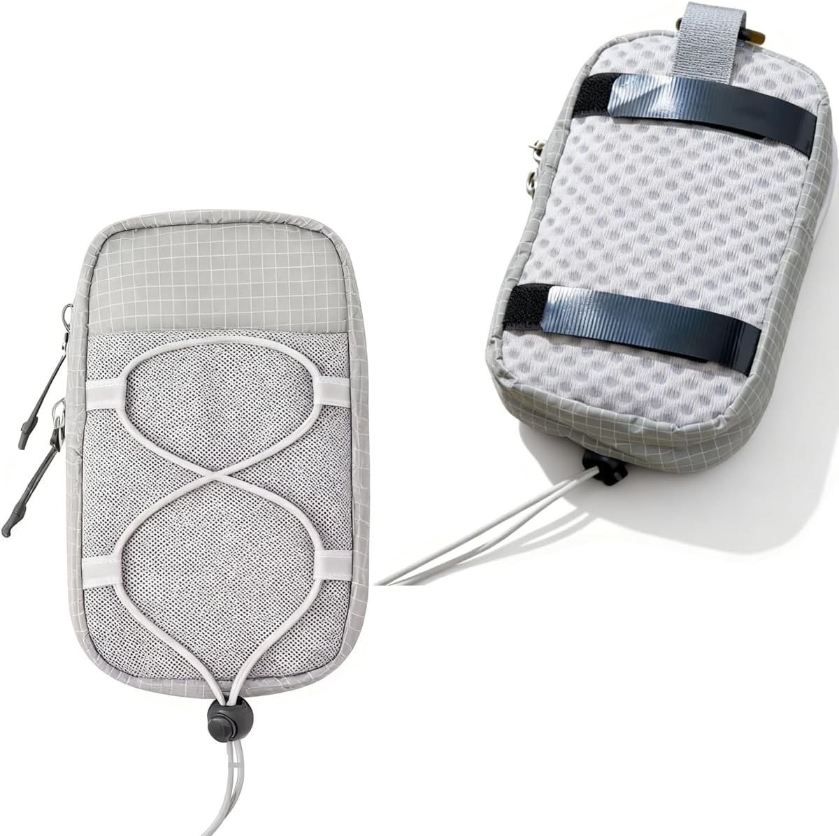 Backpack Shoulder Strap Pouch Attachment Add-on Backpack Straps Phone Purse Small Phone Bags Smartphone Pouch for iPhone Travel Laptop Backpacks Hiking Backpacks Military Tactical Pack