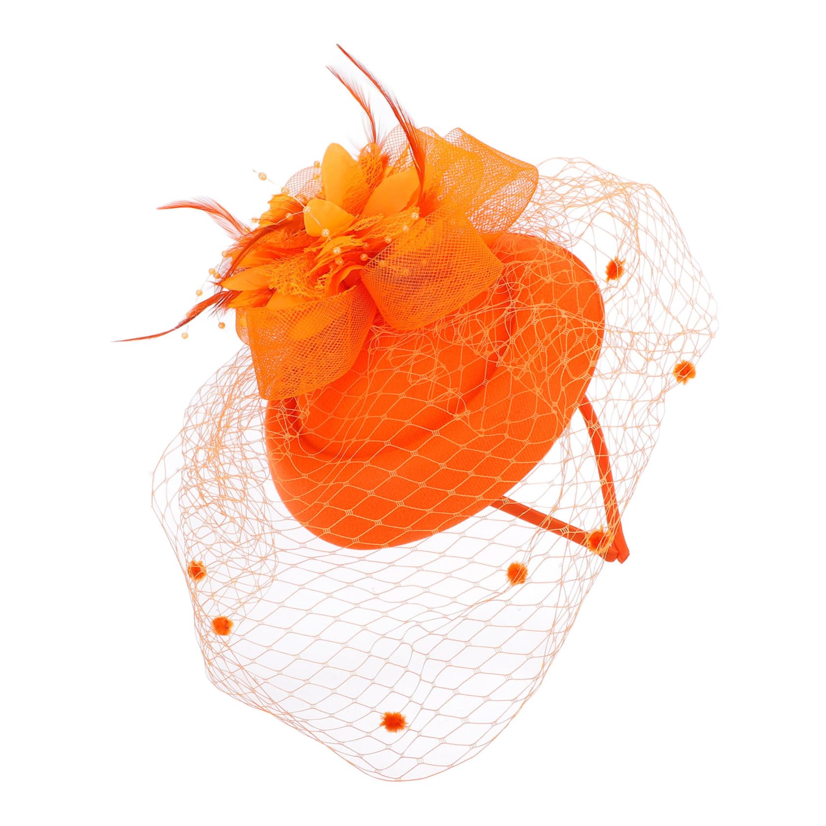 WOONEKY Tocado De Malla Con Pinza Para El Pelo Accesorio Para Bodas Banquetes Fiestas Fiestas De Té Estilo Vintage Para Novias