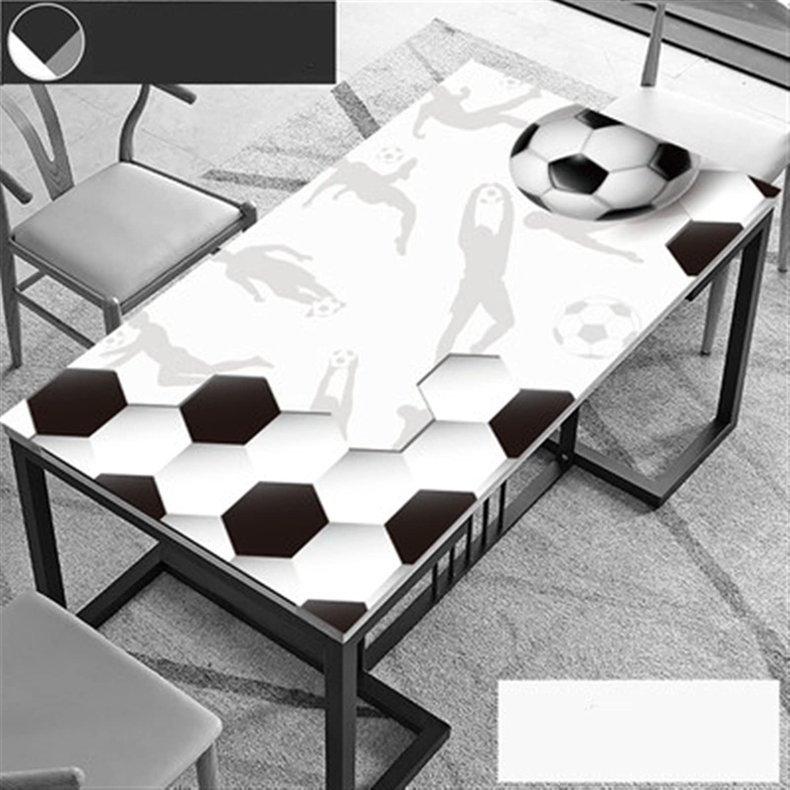 XQLSRJ Tablecloth Soft Glass Tablecloth Strong PVC Table Cloths Marble Printing Waterproof Oilproof Kitchen Kitchen Table Cover Wipe Clean Waterproof Protector Table Cover