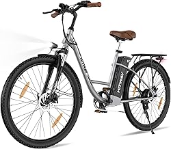 HITWAY Vélo électrique pour Femmes, 28 Pouces Vélo De Ville électrique, E-Bike De Banlieue, Batterie Amovible 36V/13Ah, Moteur 250W, Maximale 25km/h, 7 Vitesses, City Ebike Autonomie Jusqu'à 35-90km