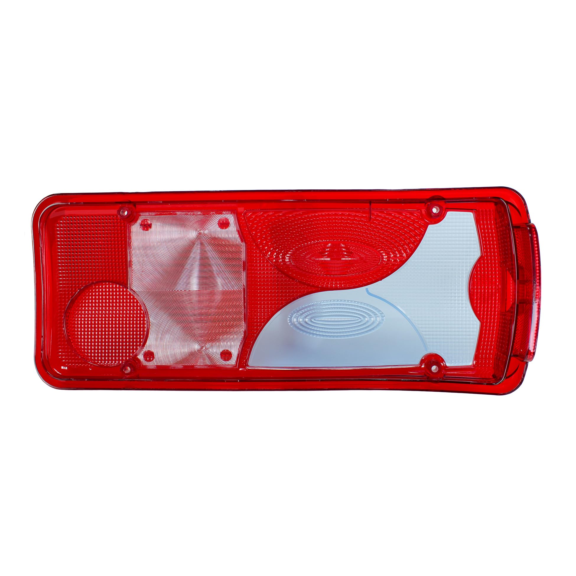 Generisch Lichtscheibe Glas Ersatzglas Heckleuchte Links Rechts für Scania MAN TGA TGL TGM TGS TGX Crafter Sprinter LKW Anhänger Rot Blau Kunststoff mit E-Prüfzeichen
