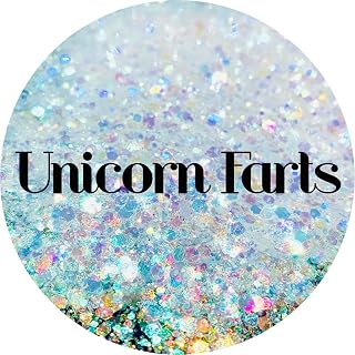 White Opal Chunky Mix | Polyester Glitter | Glitter for Arts & Crafts | Tumblers | Cosmetics | Nails | Epoxy Resin Art | Slime | DIY | Body Glitter | 2 oz Bottle