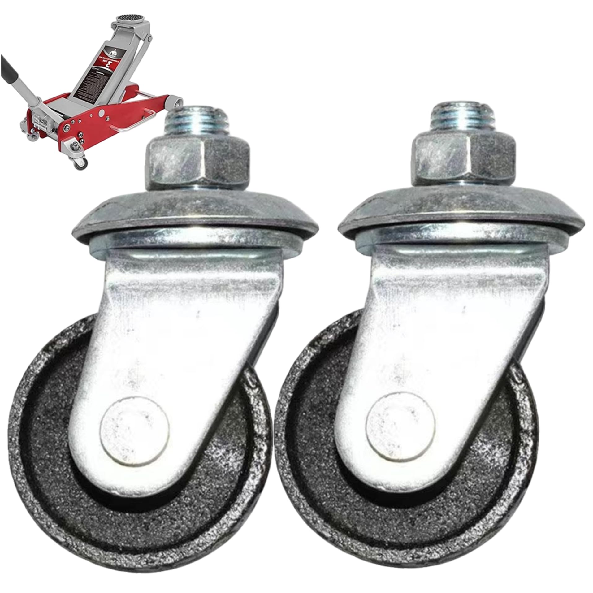 2 Stück 16 mm Lenkrollen, 3 Tonnen 4 Tonnen Wagenheber, Ersatzteile für Metalllenkräder, Wagenheber 3