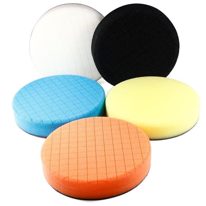 Kit de Boinas para Polimento Automotivo Auniwaig de 15,2 cm com 5 Peças