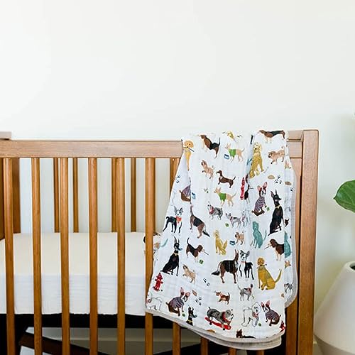 Vista 63 de Little Unicorn - Colcha de algodón original de muselina extrasuave de varias capas, para bebés y niños pequeños (planetas)