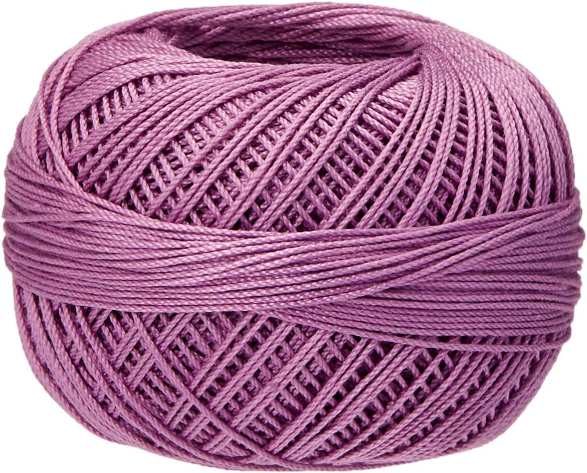 Lizbeth Cordonnet Cotton, Size 10, Light Country Grape
