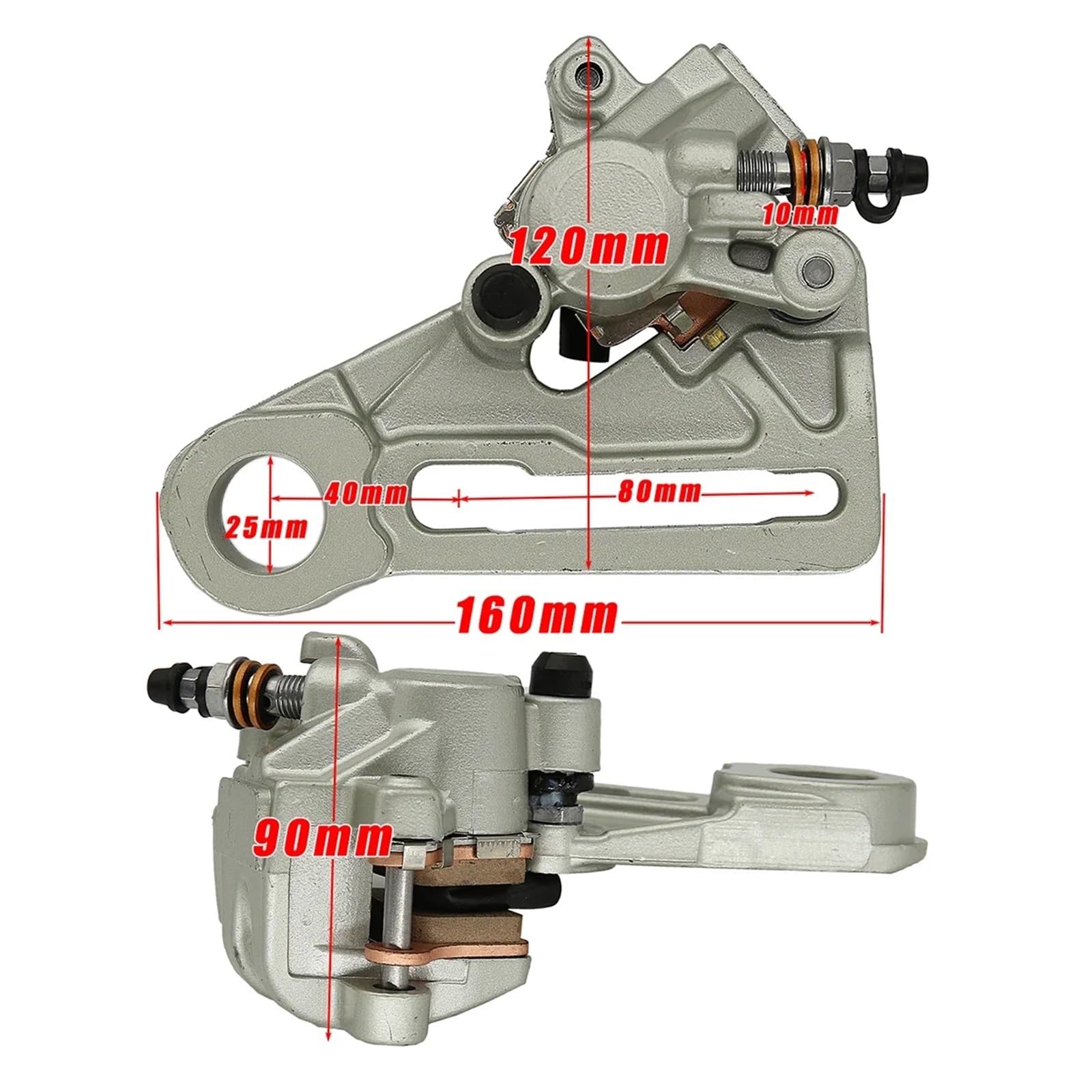 Pistone del Freno Pinza Freno Posteriore Adatta per KTM SX XC SXF XCF XCW XCFW EXC EXCF SMR 125 150 200 250 300 350 450 500 530 Arretratore Pistoncini