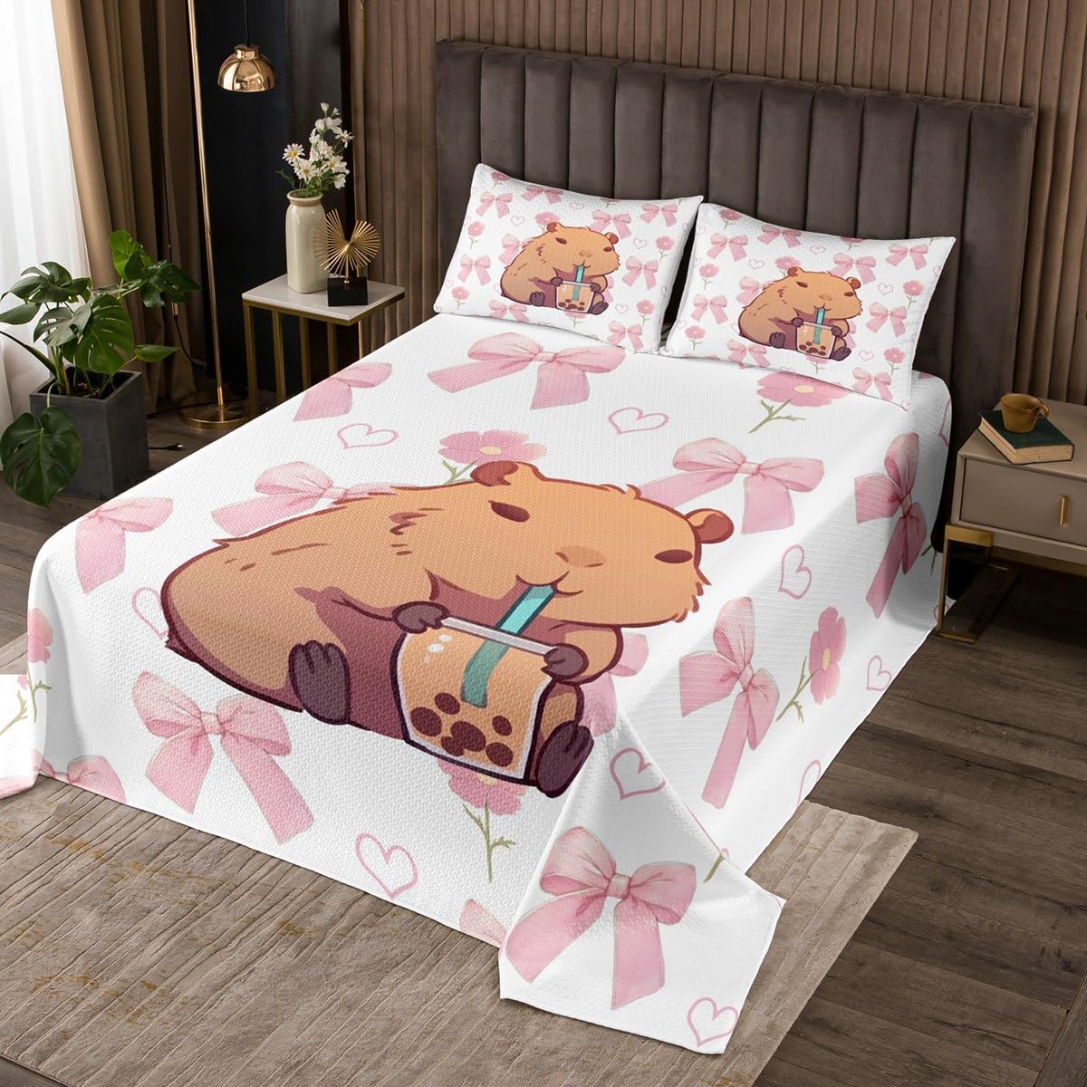 Erosebridal Snow Mountain Quilt Set for Adults Teens, Kids Airplane Queen Size Bedspread Set for Boys, Natural Landscape Theme Coverlet Set Mountain Scenery Print Bed Set