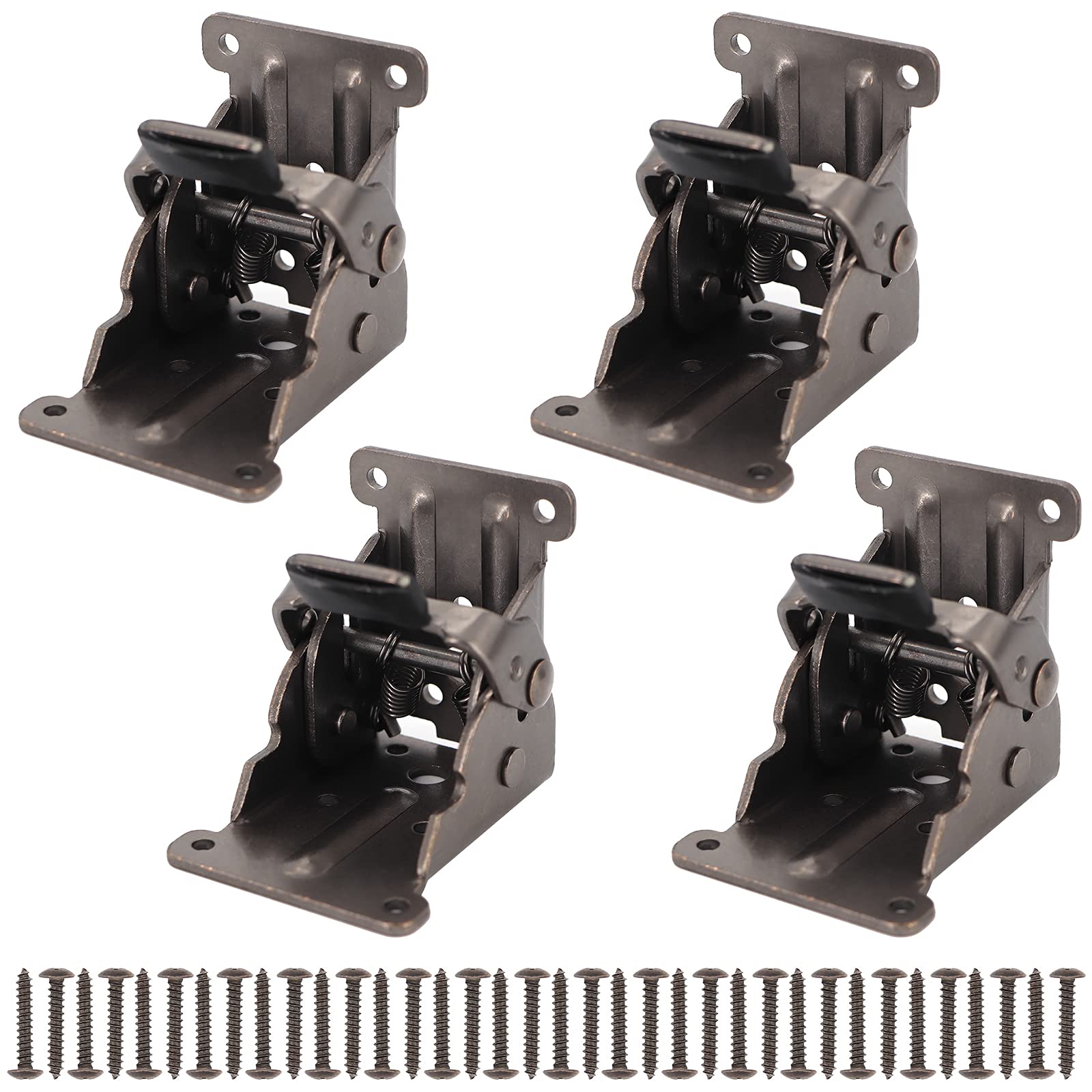 Buy 4 Pack Folding Hinges,90 Degree Folding Fittings Foldable Support