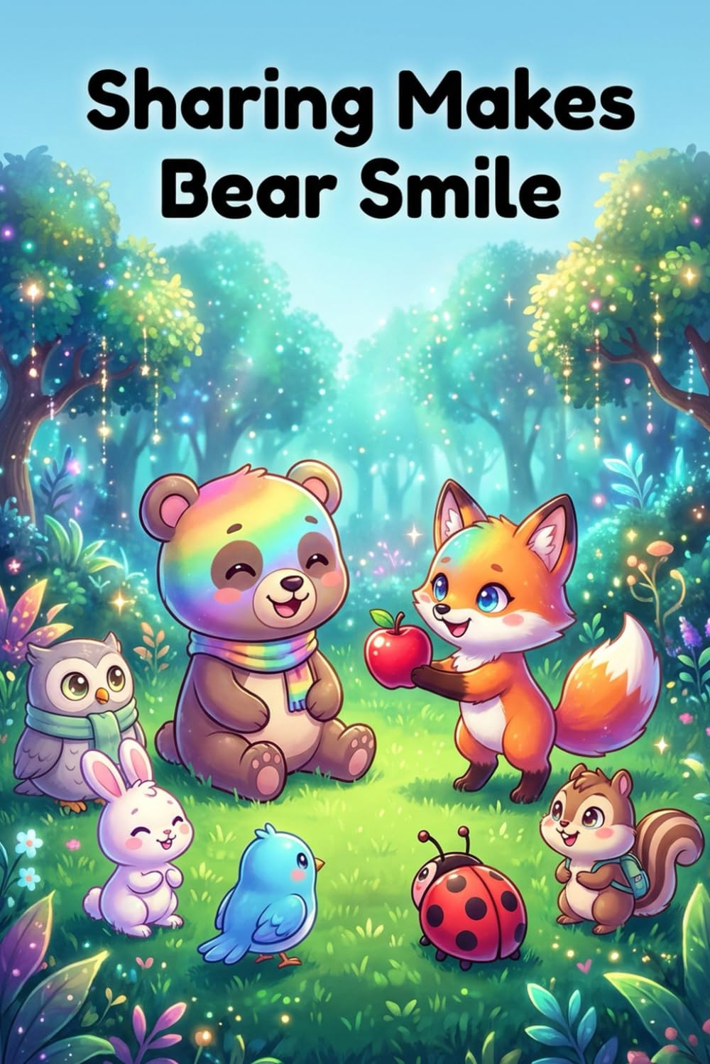Sharing Makes Bear Smile: One apple, one friendship, one bright smile