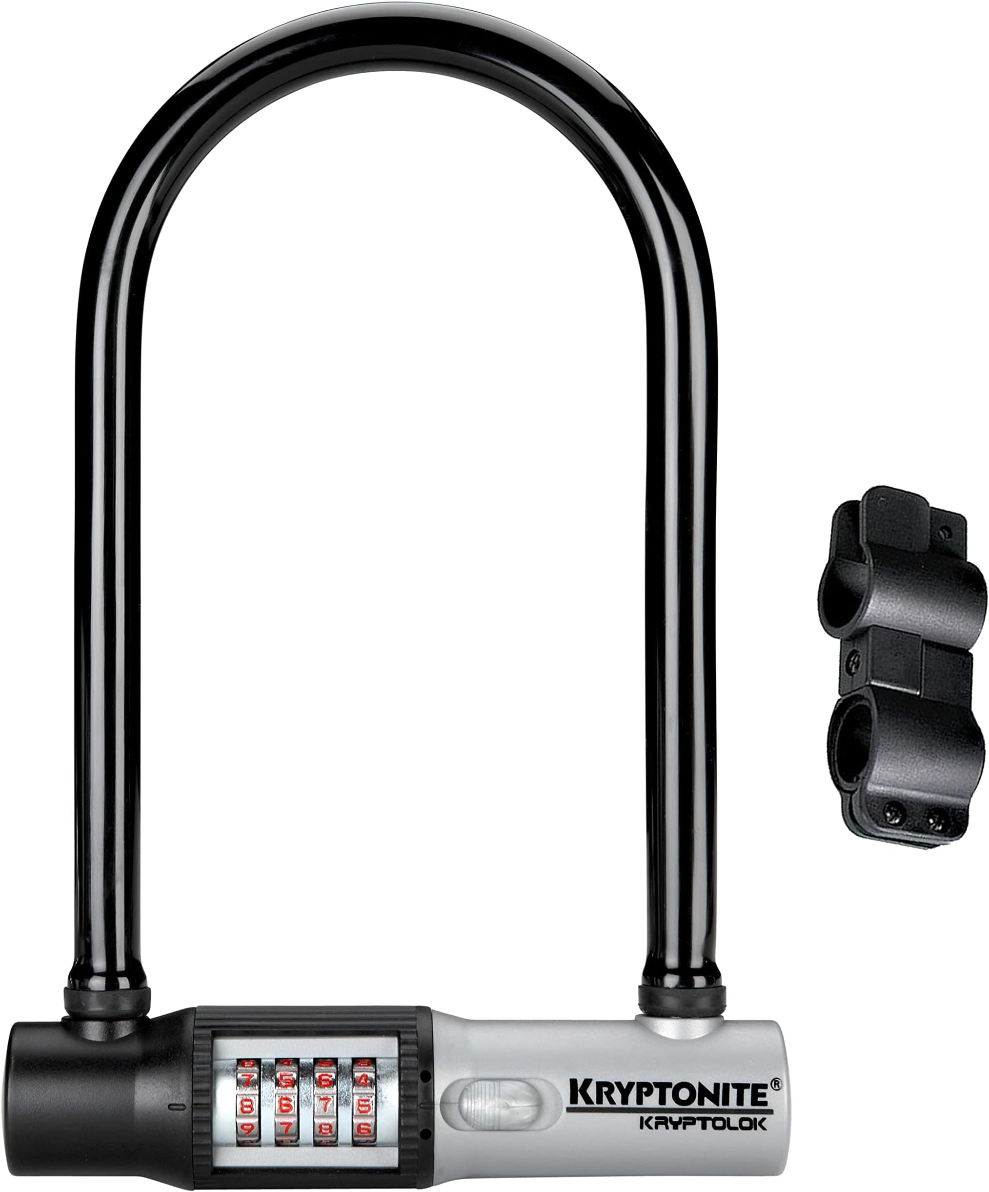 Kryptonite Kryptolok Combo Standard Bicycle ULock (4Inch x 8Inch