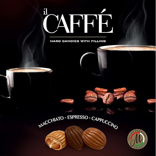 Miniatura 6 de Maestro Massimo IL Caffè Best Coffee Candy Surtido envuelto individualmente con relleno - Macchiato, espresso, capuchino, 2.2 libras (paquete de 1)
