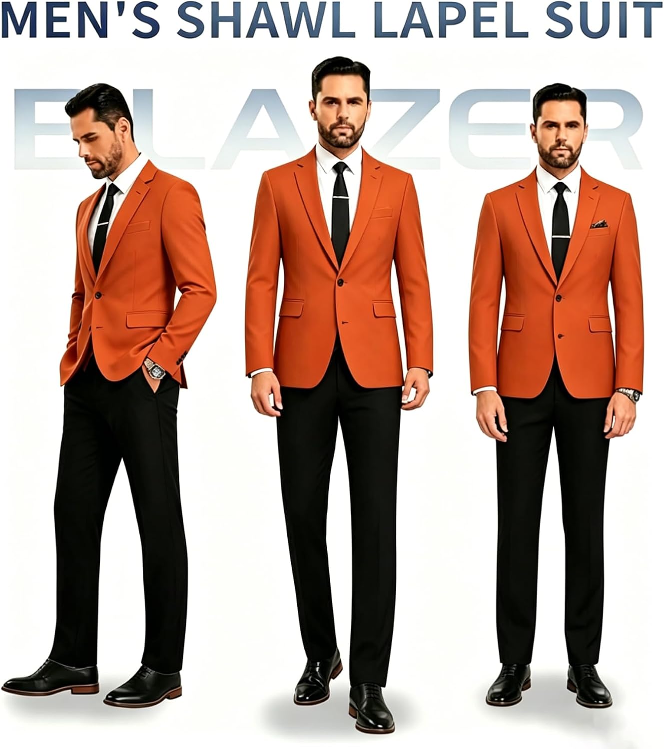 Men's Blazer Lightweight Sport Coat Blazer Solid Casual Two Botton Jackets for Men
