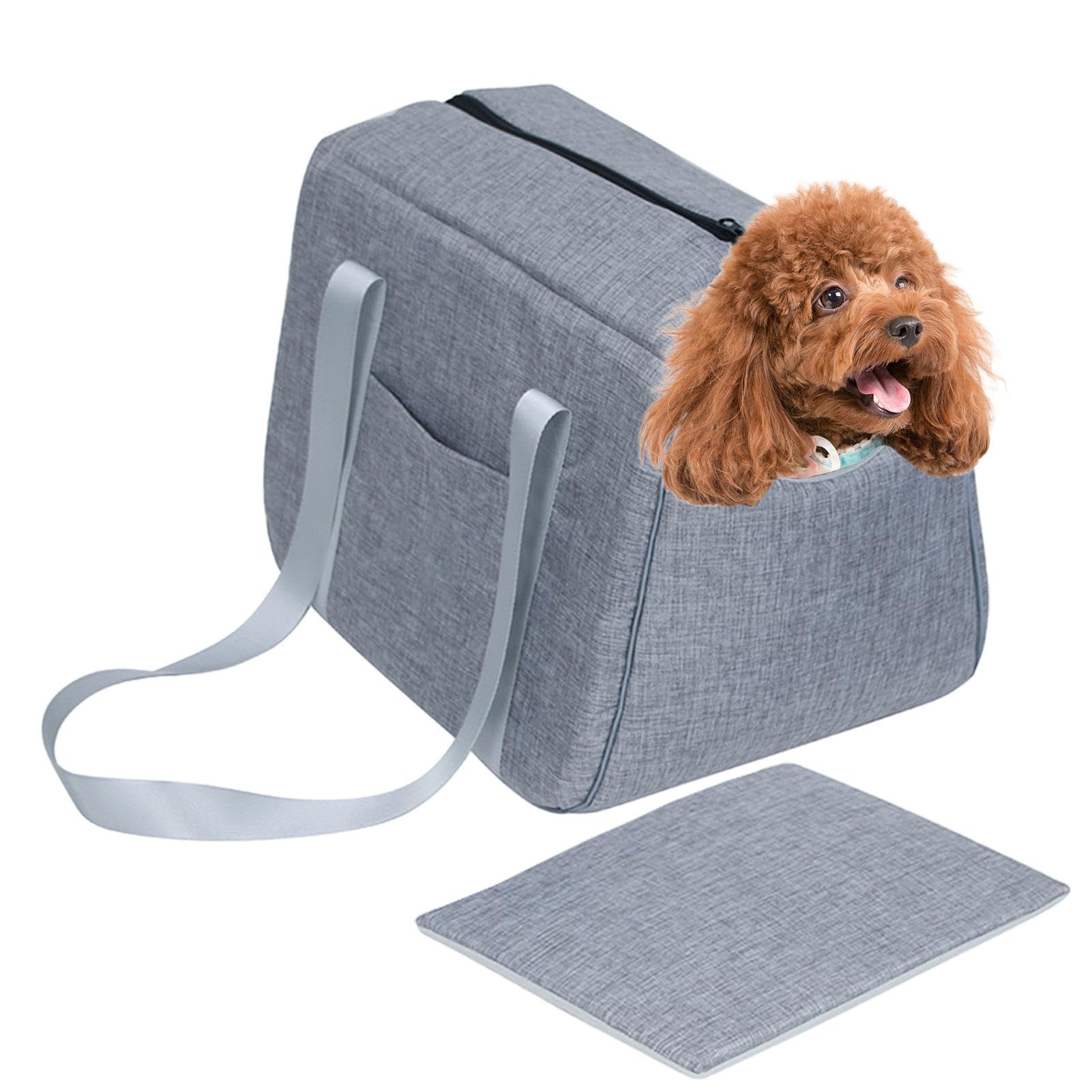Sac de transport pour animal de compagnie anti-stress et ventilé zippé