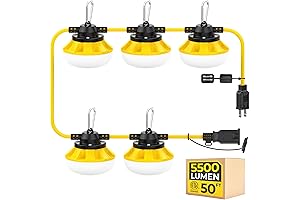 50ft Construction String Lights Led Hanging