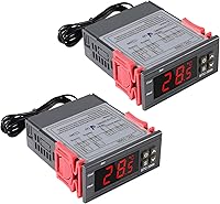 Vista 1 de 2 unids STC-1000 controlador de temperatura digital 12 V termostato incubadora termorregulador relé calefacción refrigeración con sensor cable