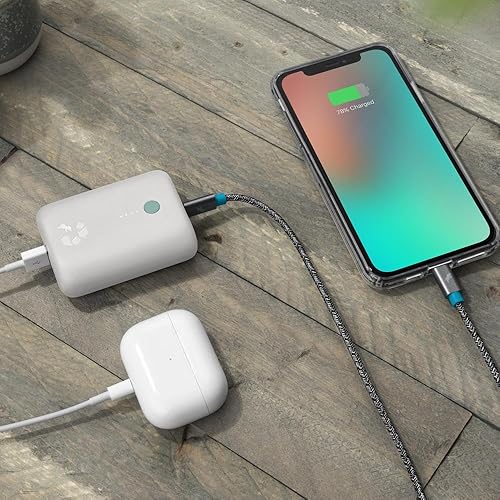 Miniatura 5 de Nimble Champ - Cargador portátil 5K, cargador de batería de carga rápida USB-C de 15 W, compatible con iPhone, iPad, Android y más, hecho de