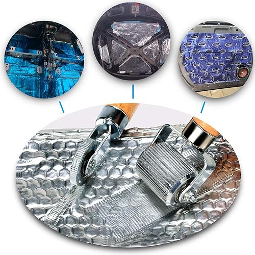 Vista 9 de Rodillo amortiguador de sonido para automóvil, rodillo de aislamiento de sonido extremadamente suave de 0.7 libras, herramienta de muerte de sonido