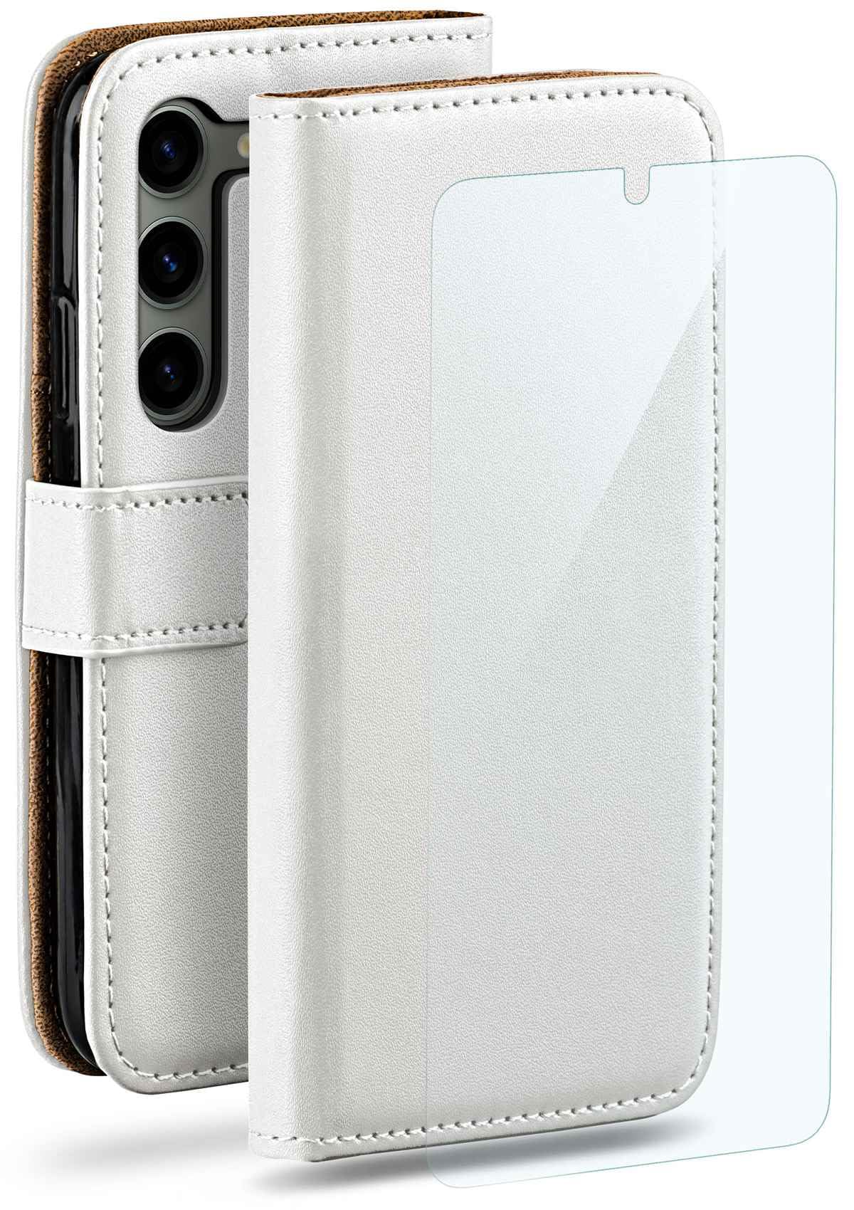 Étui pour Samsung S23 avec protège-écran blanc moex - 8
