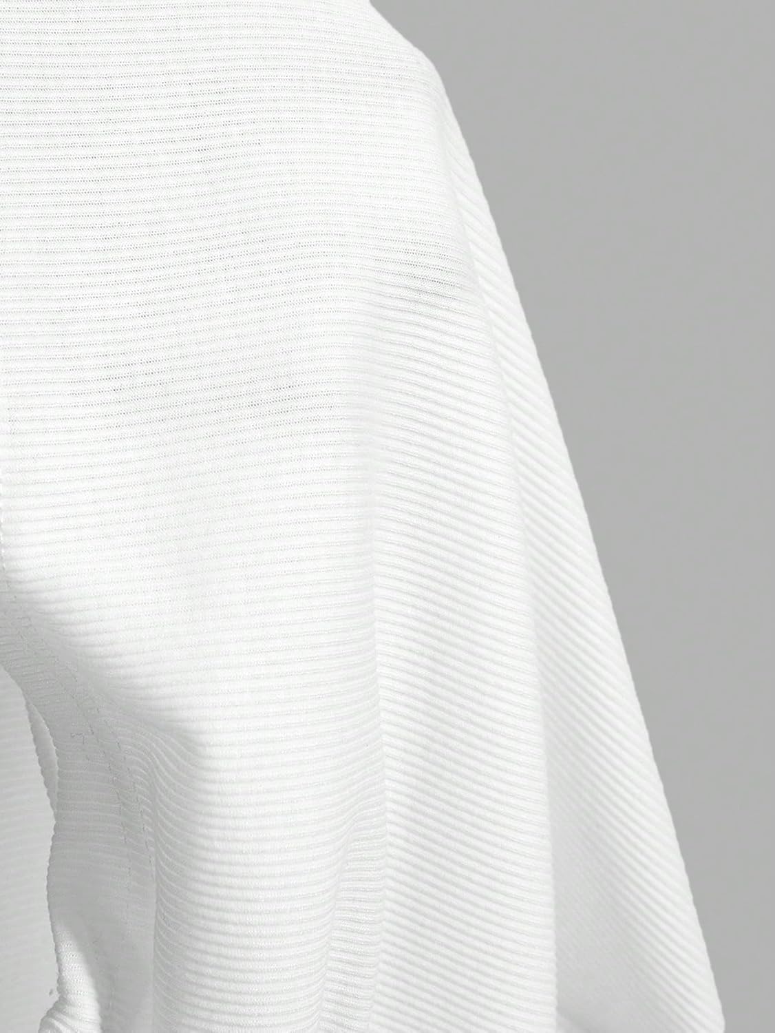 QJQ Women's Basic Sleeveless V Neck Tank Tops Ribbed Knit Fitted Crop Tops Casual Workout Top - Image 4