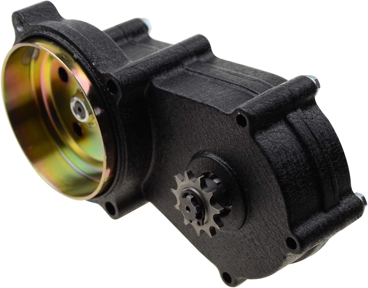 GOOFIT T8F 11 Tooth Sprocket Transmission Double Chain Gearbox for 2 Stroke 33cc 34cc 47cc 49cc Engine Pocket Bike Dirt Bike Mini ATV Buggy Go Kart Black