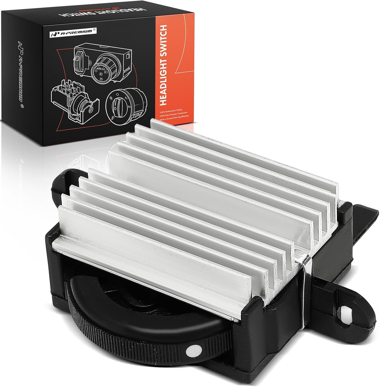 A-Premium Headlight Switch Instrument Panel Headlamp Dimmer Switch Compatible with Chevrolet B7 1993-2002, P30 1991-1999 & GMC B7 1993-2002, P3500 1992-1999, P6500 1992-1996